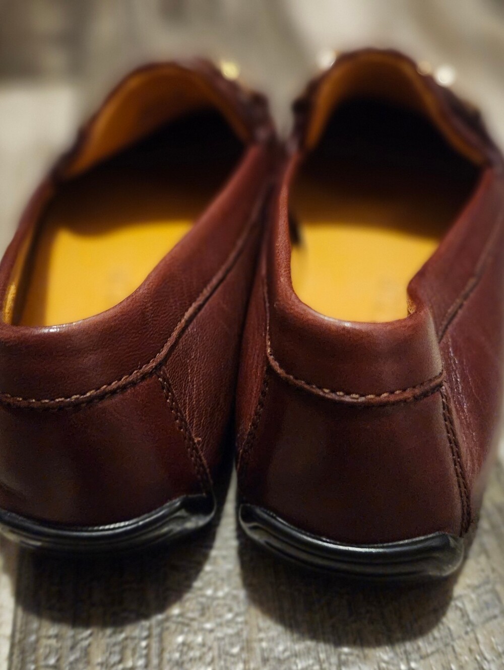 Robert Zur Brown Woven Leather Horsebit Loafers Size 7M - Picture 2 of 4